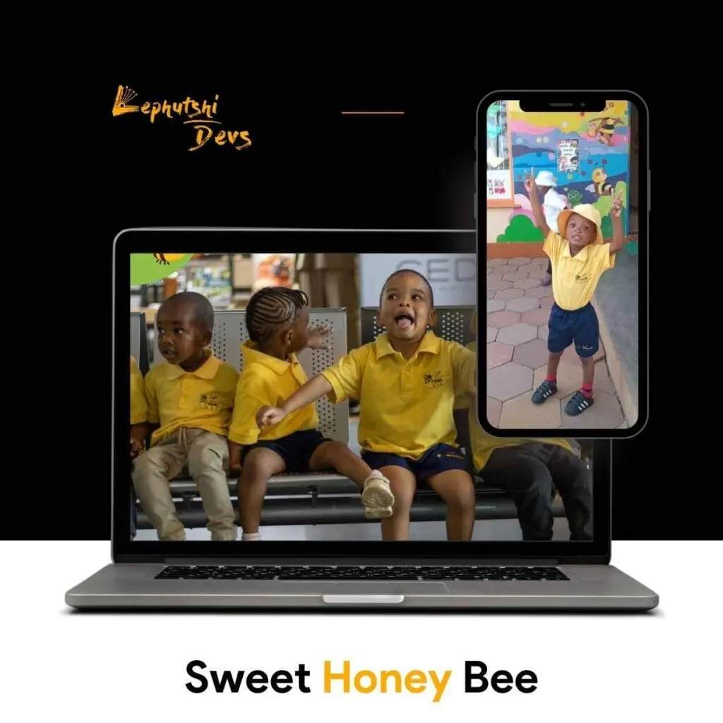 Digital marketing case study showing social media management and local SEO for a pre-school in Botswana