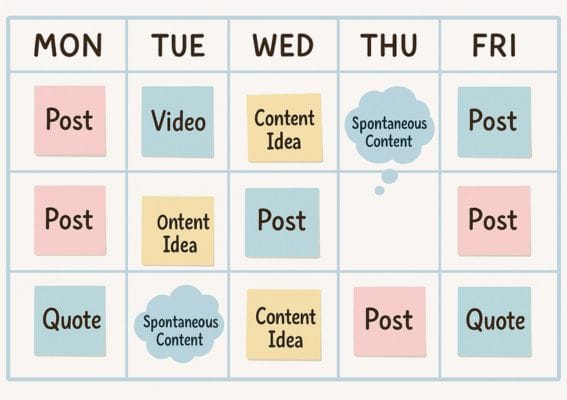 Balancing Planned and Spontaneous Social Media Content for Botswana Businesses by Lephutshi Developers