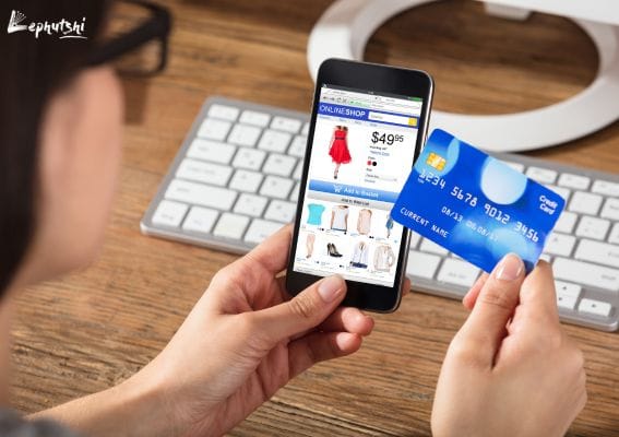 Secure online checkout page on a Botswana business website