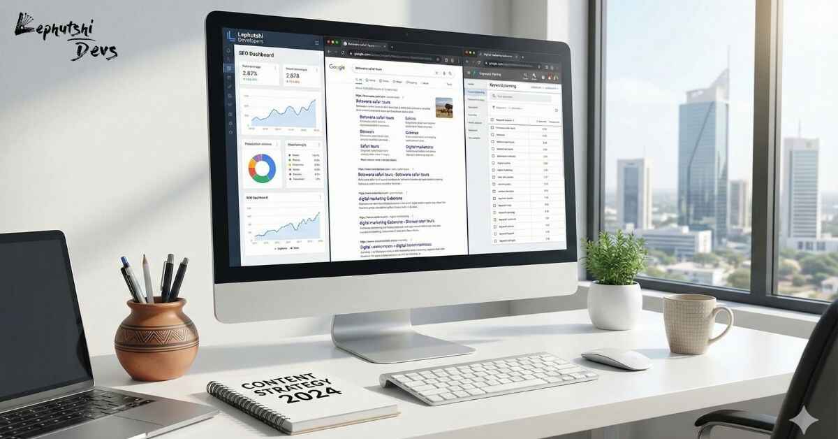 SEO content writing and seo copywriting in Botswana by Lephutshi Developers – Web Design & Digital Marketing Agency