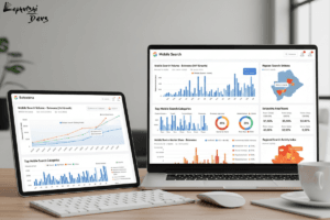 Mobile search trends in Botswana showing SEO growth for local businesses by Lephutshi Developers