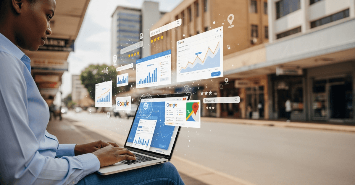 SEO digital marketing for local businesses by Lephutshi Developers – Web Design & Digital Marketing Agency, Botswana