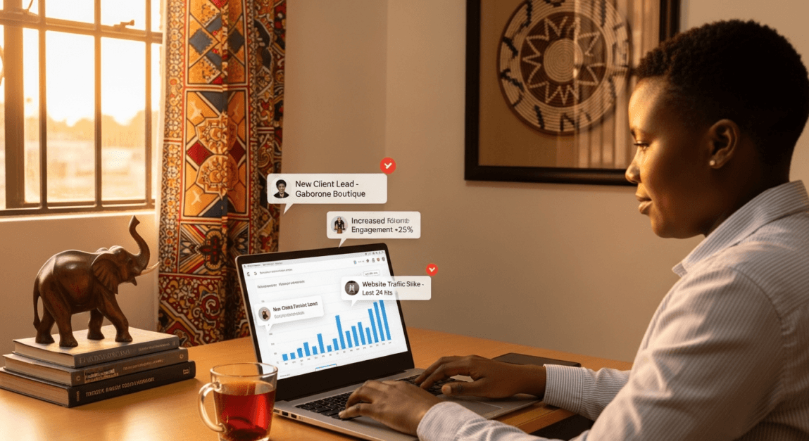 SMMA Business smma agency Botswana entrepreneur Lephutshi Developers