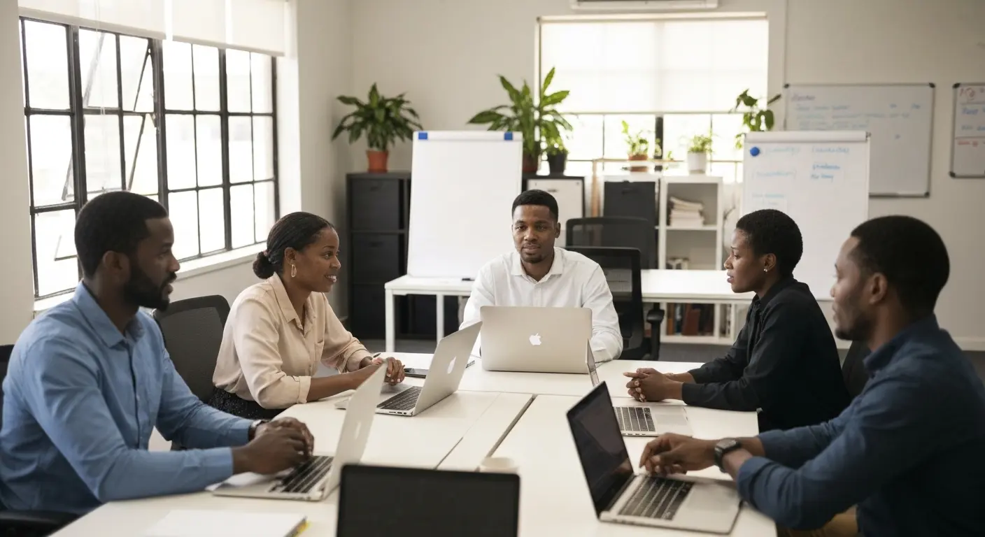 Botswana business team assessing Google Ads strategy