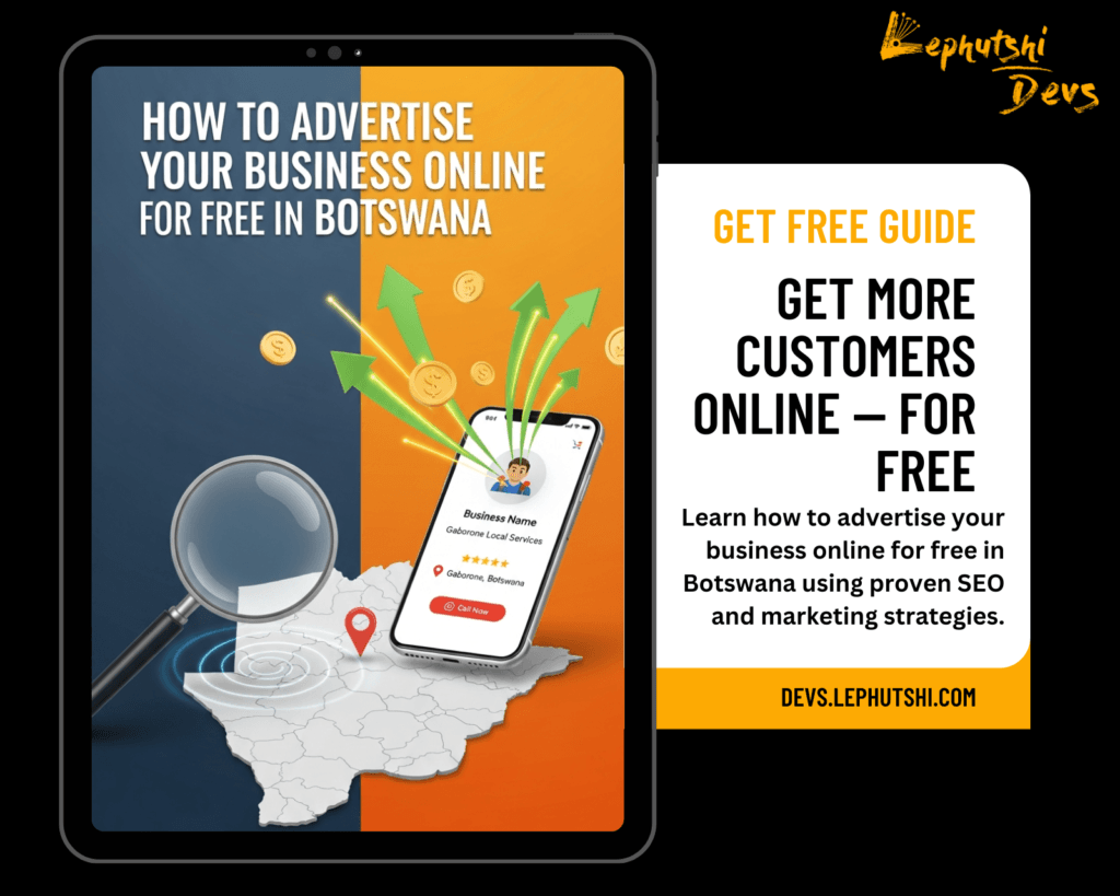 How to Advertise Your Business Online for Free in Botswana
