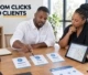 Two Botswana business owners actively planning a digital customer acquisition pipeline on a collaborative worktable.